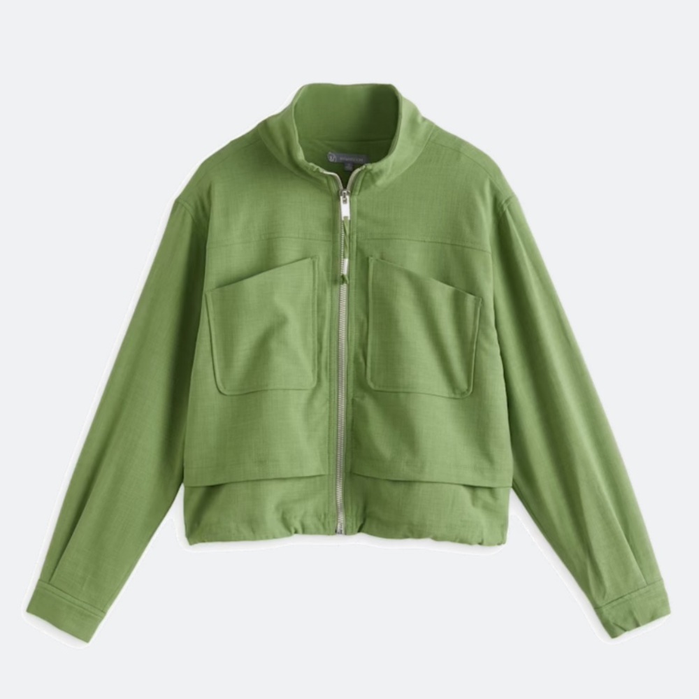WIT & WISDOM DOUBLE LAYER BOMBER JACKET